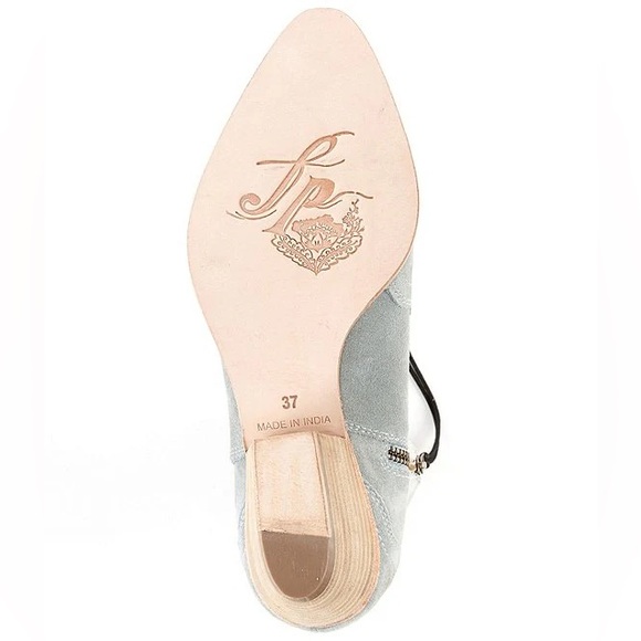 Free People New Frontier Western Boot in Dusty Blue - Picture 3 of 4